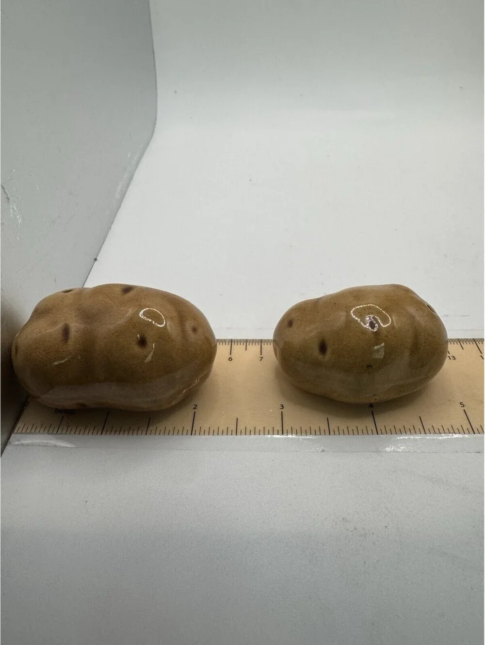 Vintage Potato Salt and Pepper Shakers